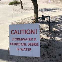 5th Avenue Beach Access - Signs from Hurricane IAN Jan 29 2023