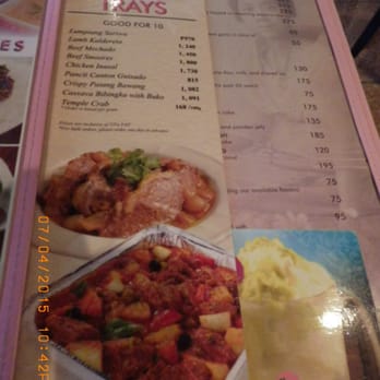 Fely J's Kitchen - sample menu - Specialty Food Near Me - Makati, NCR