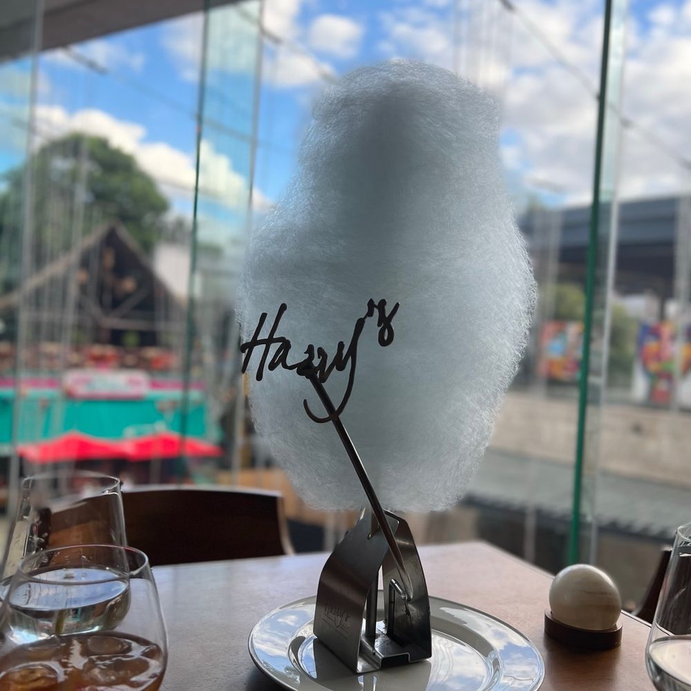 Harry's - Free cotton candy at the end of the meal! - Cocktail Bars Near Me - Playa del Carmen, ROO Harry's - Free cotton candy at the end of the meal! - Cocktail Bars Near Me - Playa del Carmen, ROO