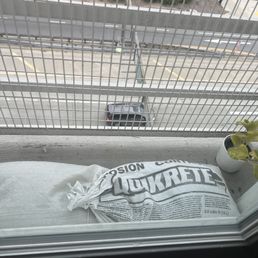 Bags of concrete left in my balcony for 5 months