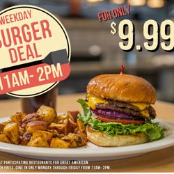 Eggs Up Grill - 9.99 Weekday burger deal