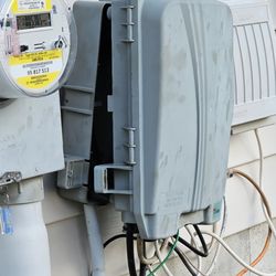 American Roofing & Exteriors - Example of just one electrical box left open and unattached to home