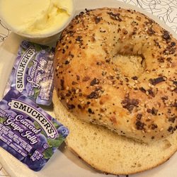 The Local’s Spot - Excellent bagel with vegan butter.