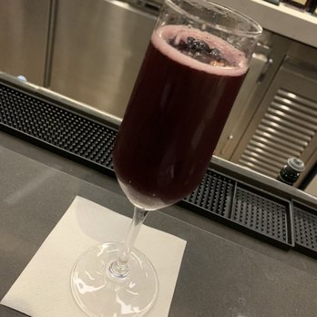 Vine + Forge - Joy + Pain-- red wine, elderflower liqueur, blackberries, basil, bubbles - Wine Bars Near Me - Columbus, Ohio Vine + Forge - Joy + Pain-- red wine, elderflower liqueur, blackberries, basil, bubbles - Wine Bars Near Me - Columbus, Ohio