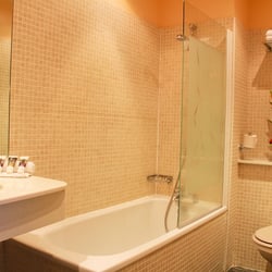 Hôtel Les Bains Romains - Salle de bain avec baignoire (ou douche)