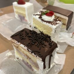 Levinson's Bakery - Variety of yummy cake slices!!