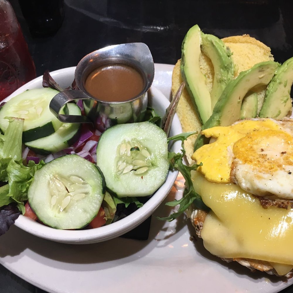 The Committed Pig - Turkey burger with a side salad - Breakfast & Brunch Near Me - Morristown, New Jersey The Committed Pig - Turkey burger with a side salad - Breakfast & Brunch Near Me - Morristown, New Jersey