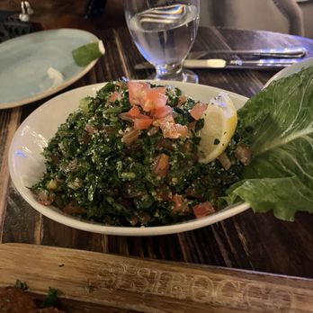 Sirocco Mediterranean Restaurant & Lounge - Tabbouleh - Mediterranean Near Me - Pembroke Pines, Florida