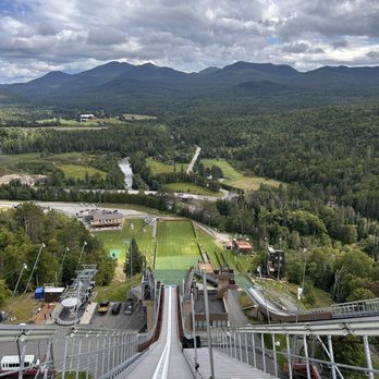Olympic Ski Jumping Complex - From the top - Stadiums & Arenas Near Me - Lake Placid, New York Olympic Ski Jumping Complex - From the top - Stadiums & Arenas Near Me - Lake Placid, New York