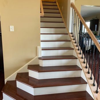 Dmv Floors - a staircase in a home - Flooring Near Me - Alexandria, Virginia