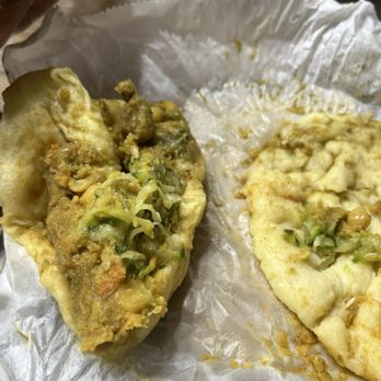 Teddy's Roti Shop - Channa bust up shot - Trinidadian Near Me - Washington, DC, District of Columbia