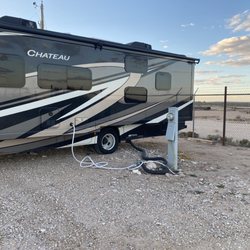 Greasewood RV Park - This is what the hookups look like.