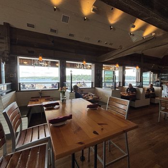 Alice's - View from indoor to outdoor - New American Near Me - Lake Hopatcong, New Jersey