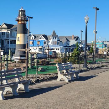 Bradley Beach - The empty mini golf area - Beaches Near Me - Bradley Beach, New Jersey