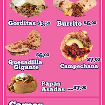 Taconganas - a menu for tacos - Tacos Near Me - Channelview, Texas