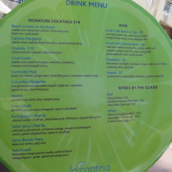 La Cantina - Drink menu - Bars Near Me - Coronado, California La Cantina - Drink menu - Bars Near Me - Coronado, California