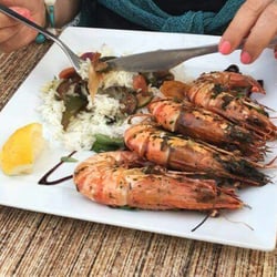 Le Pastis by Little Pape - Gambas flambées au pastis