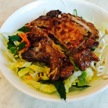 Try It Out Restaurant - Rice vermicelli with lemongrass pork chops - Vietnamese Near Me - Auckland, AUK Try It Out Restaurant - Rice vermicelli with lemongrass pork chops - Vietnamese Near Me - Auckland, AUK