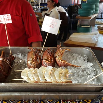 Villa Ortega's - The choices for the day. 1 large for 26 or three halves for 22. We chose the three halves - Seafood Near Me - Puerto Nuevo, BCN