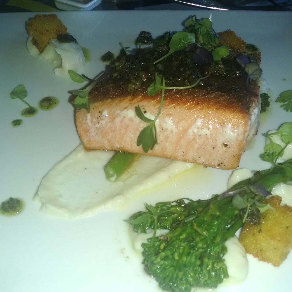Bottle + Kitchen - Salmon special of the day - American Near Me - Portland, Oregon Bottle + Kitchen - Salmon special of the day - American Near Me - Portland, Oregon