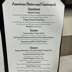 SUNY Schenectady - Boucherie - Menu