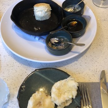 The Hummingbird Way - Biscuit service. Whipped butter, syrup, and smoked salt. Excellent! - Seafood Near Me - Mobile, Alabama The Hummingbird Way - Biscuit service. Whipped butter, syrup, and smoked salt. Excellent! - Seafood Near Me - Mobile, Alabama