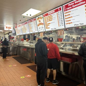Tacos El Gordo - Different lines based on what meat you order - Mexican Near Me - Chula Vista, California Tacos El Gordo - Different lines based on what meat you order - Mexican Near Me - Chula Vista, California