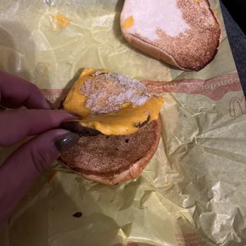 McDonald's - No condiments, onions, or pickles in 3 of our cheeseburgers. - Fast Food Near Me - Moreno Valley, California