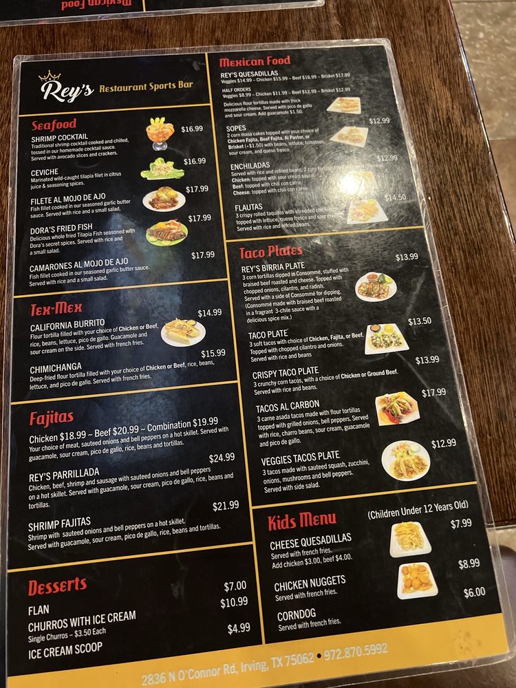 Rey's Restaurant Sports Bar