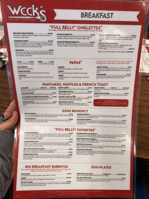 Menu photo 1 Weck's Albuquerque, NM