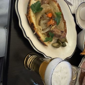 Heritage Tavern - Sausage from happy hour menu - New American Near Me - Madison, Wisconsin