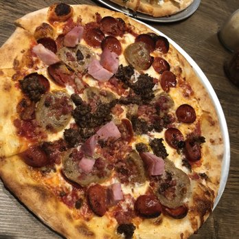 Crust & Craft - Meat pizza - Beer Bar Near Me - McDonough, Georgia