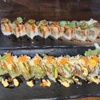 Konnichiwa - Green Island and Elish Roll - Sushi Bars Near Me - Lexington, South Carolina