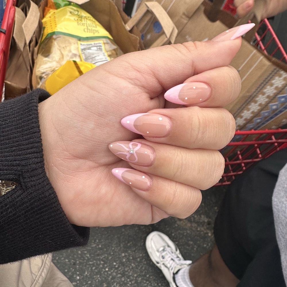 Onlynails Studio - bow nails done by Su - Nail Salons Near Me - Anaheim, California Onlynails Studio - bow nails done by Su - Nail Salons Near Me - Anaheim, California