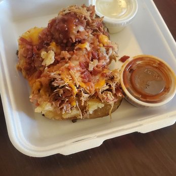 Puny John's BBQ - 1 LB Potato - Barbeque Near Me - Tombstone, Arizona Puny John's BBQ - 1 LB Potato - Barbeque Near Me - Tombstone, Arizona