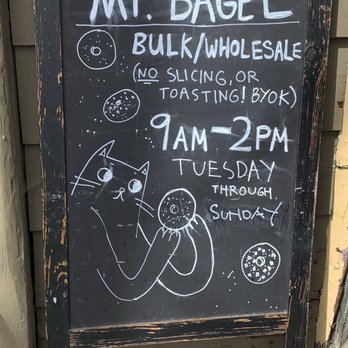 Mt. Bagel - Signage - Bagels Near Me - Seattle, Washington