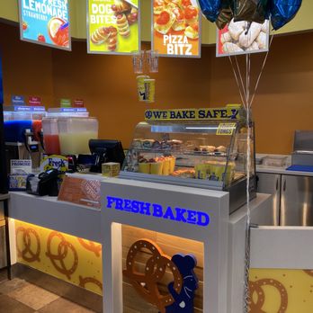 76 - Full Wetzel's Pretzels store inside - Gas Stations Near Me - Corona, California