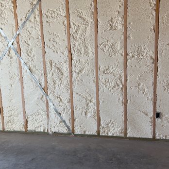 Texas Shield Insulation - 3.5 inches of open cell spray foam on walls - Insulation Installation Near Me Texas Shield Insulation - 3.5 inches of open cell spray foam on walls - Insulation Installation Near Me