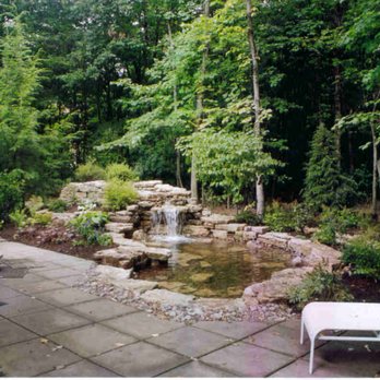 Marr Landscapes - a garden with a waterfall - Landscaping Near Me Marr Landscapes - a garden with a waterfall - Landscaping Near Me