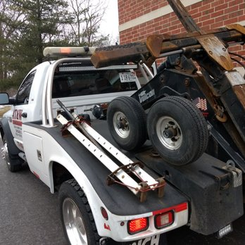 AT & W Towing - The back of the rig with 9/11 remembrance decal. A patriot. - Towing Near Me - Chicago, Illinois