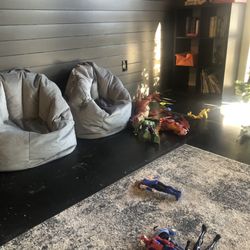 River Edge Coffee - Toddler corner (my son enjoying the toys provided)