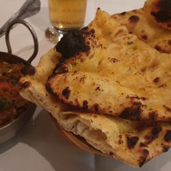 Shenaz Restaurant - Fish karahi and garlic naan