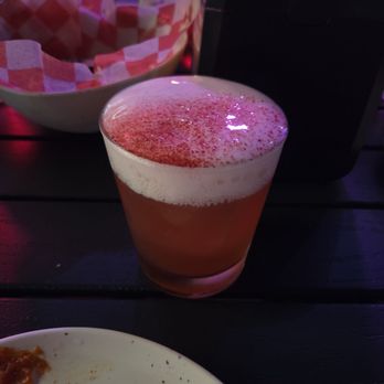 Perla's Pizza - The Blood of my Enemies (a drink, I promise!) - Cocktail Bars Near Me - Winter Park, Florida