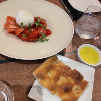 Mangia Toscano - Beautiful Caprese salad and focaccia - Italian Near Me - Metuchen, New Jersey Mangia Toscano - Beautiful Caprese salad and focaccia - Italian Near Me - Metuchen, New Jersey