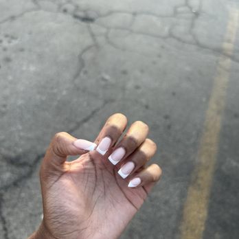 D Luxe Nails - Short French Tip - Nail Salons Near Me - Oak Lawn, Illinois D Luxe Nails - Short French Tip - Nail Salons Near Me - Oak Lawn, Illinois