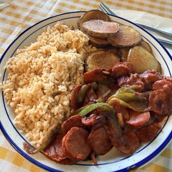 Magnolia Kitchen - Sausage peppers, and rice with potatoes - Bakeries Near Me - Bakersfield, California Magnolia Kitchen - Sausage peppers, and rice with potatoes - Bakeries Near Me - Bakersfield, California