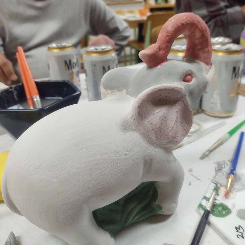 Color Me Mine - Elephant - Paint-Your-Own Pottery Near Me - Alameda, California