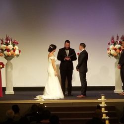 Wedding Ceremony Sound Engineer for this Beautiful Bride and Groom. Congratulations to Mayra and Ricardo, Calvary Chapel Costa Mesa