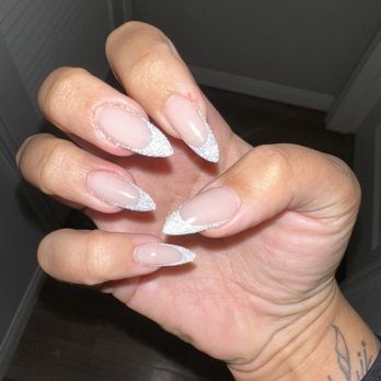 Esta Nail Spa - Glitter nails, French tip stiletto - Nail Salons Near Me - Menifee, California Esta Nail Spa - Glitter nails, French tip stiletto - Nail Salons Near Me - Menifee, California
