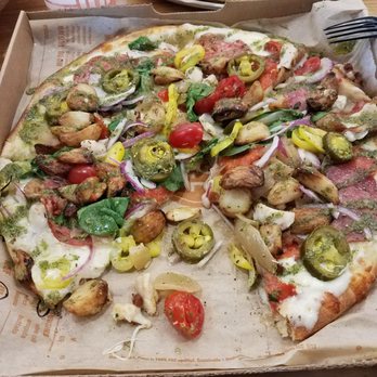 Blaze Pizza - This thing is so amazing I gobbled up a piece before I remembered to take a picture - Salad Near Me - Winter Park, Florida Blaze Pizza - This thing is so amazing I gobbled up a piece before I remembered to take a picture - Salad Near Me - Winter Park, Florida